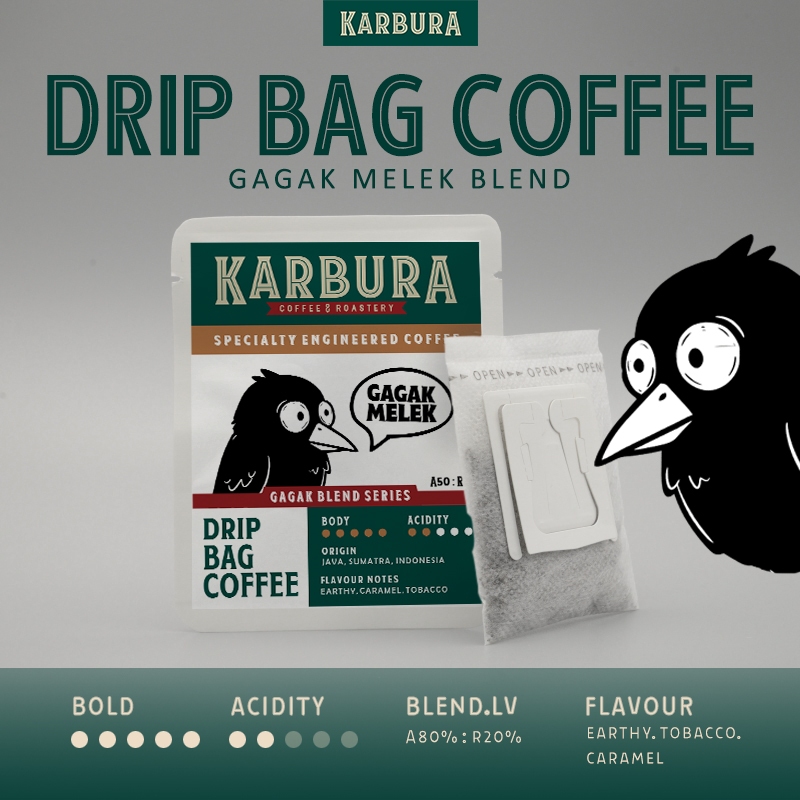 

KARBURA - Coffee Drip Gagak Melek (kopi instan filter)