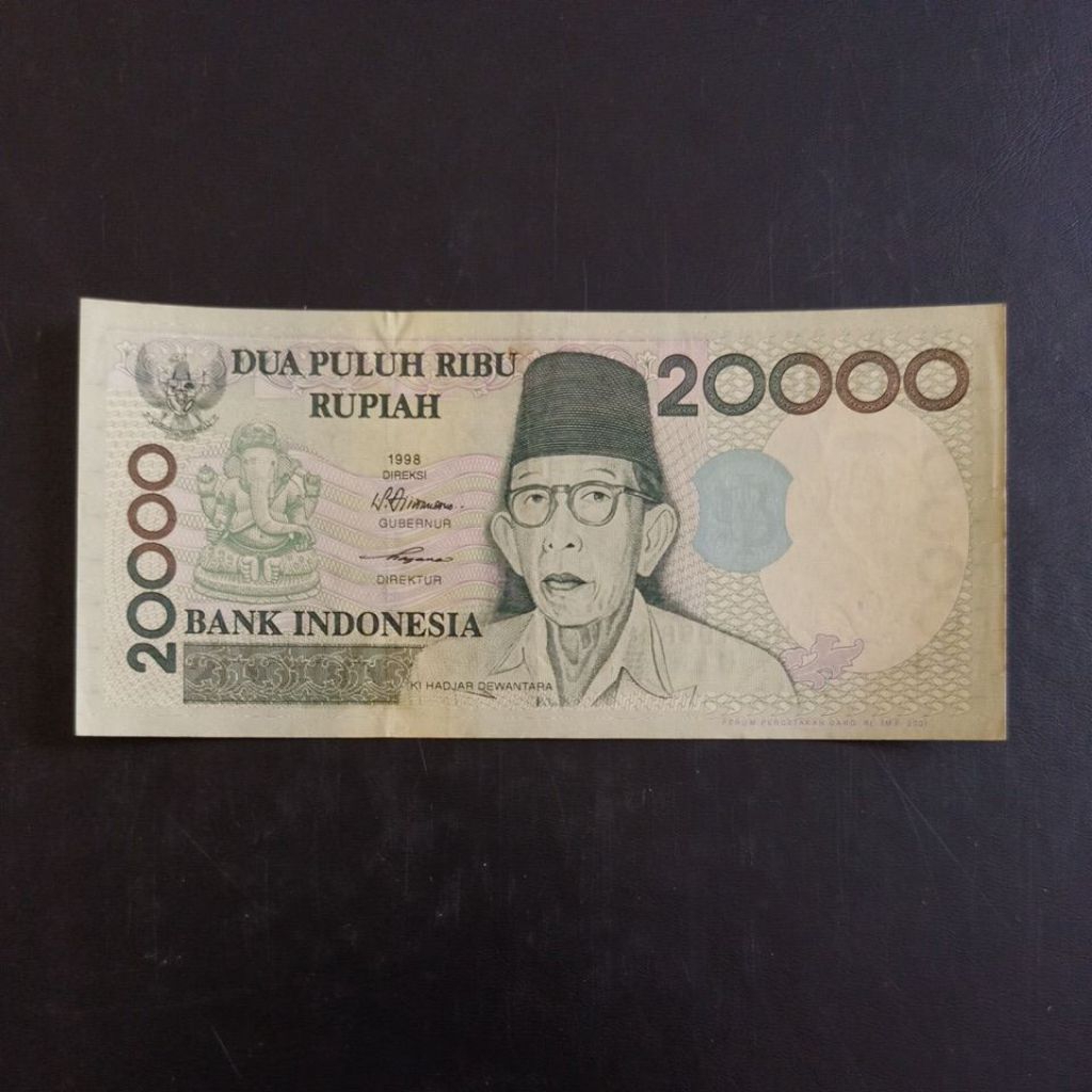Uang Kertas 20000 Ku Hadjar Dewantara 1998
