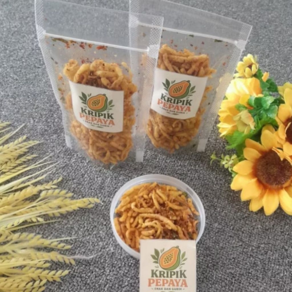 

Stik Pepaya Muda Asli Stik Pepaya Krispi/kripik Pepaya Original