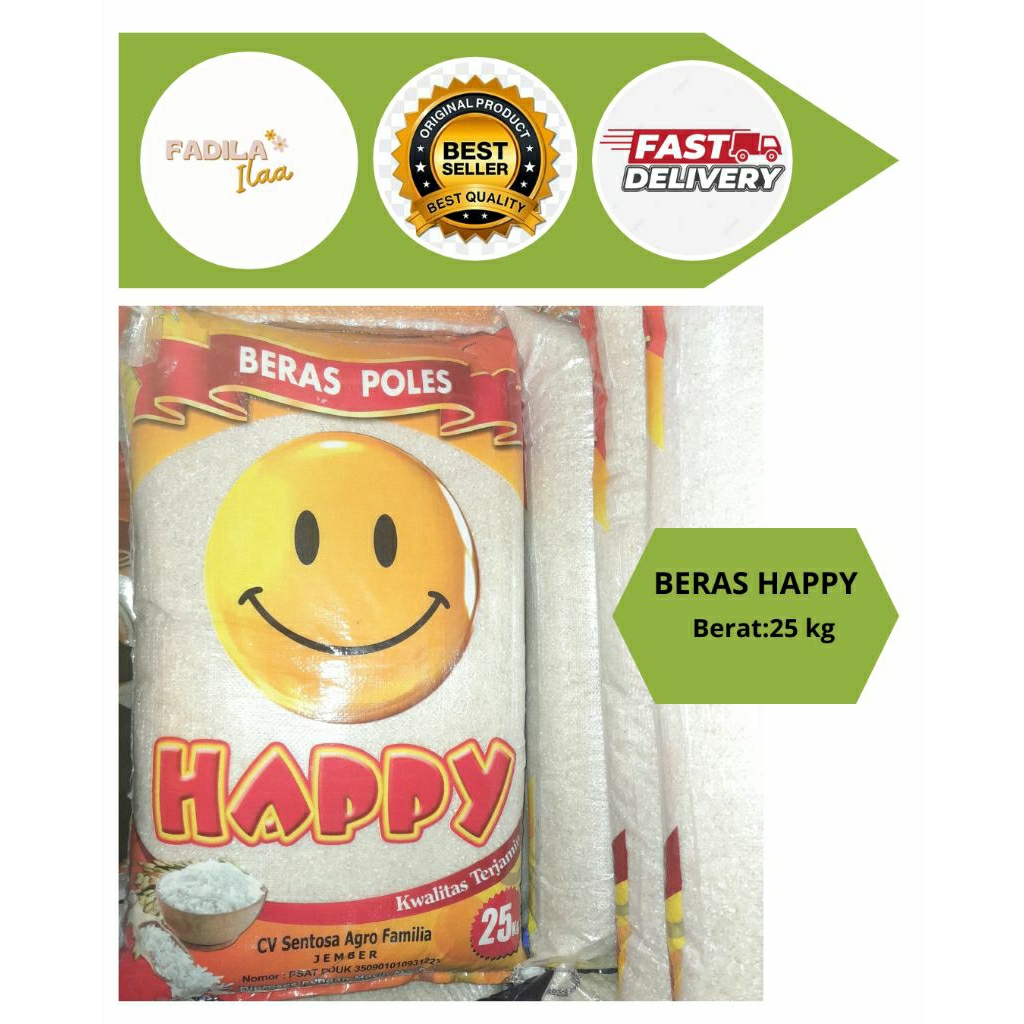

Beras Happy 25 kg Beras Happy Kuning