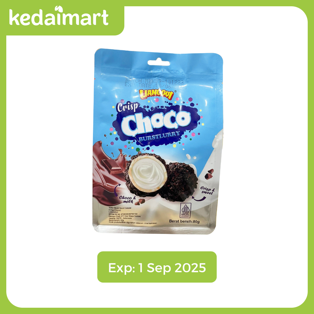 

Clearance Sale - Lianggui Wafer Burst Choco And Milk 80 Gram