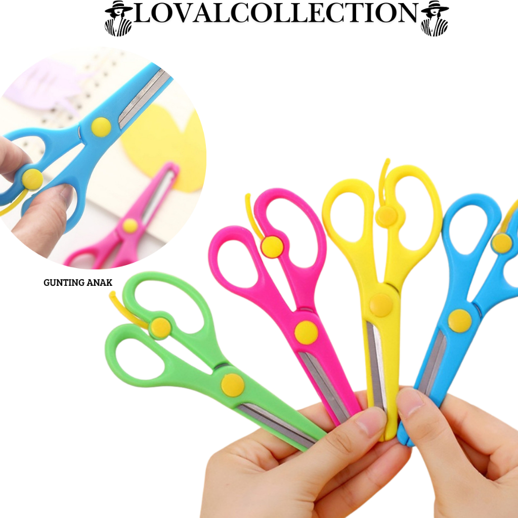 

LC GUNTING ANAK H603 GUNTING KERTAS MINI GUNTING PENGAMAN ANAK WARNA WARNI