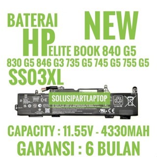 Baterai Laptop Untuk HP EliteBook 830-G5 836-G5 840-G5 846-G5 840-G6 730-G5 735-G5 740-G5 745-G5 735