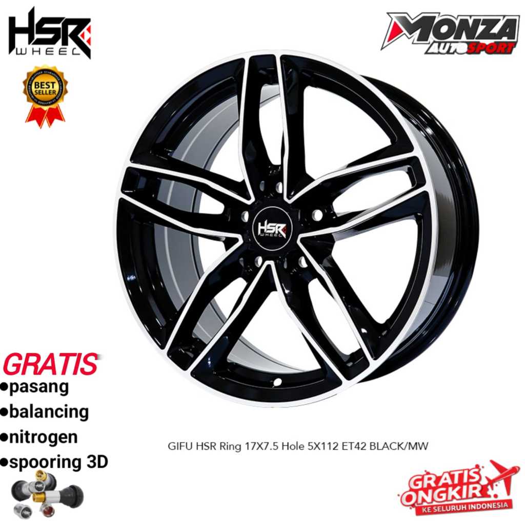 Velg mobil Mercy ring 17 Clubman Tiguan Scirocco Hsr Gifu