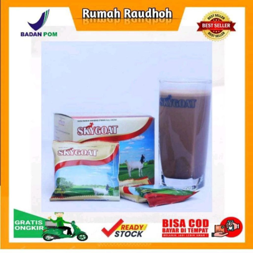 

SKYGOAT COKLAT PERSACHET - SUSU KAMBING ETAWA BUBUK FULL CREAM