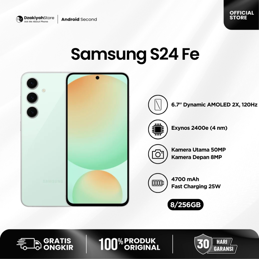 SAMSUNG GALAXY S24 FE SECOND GARANSI