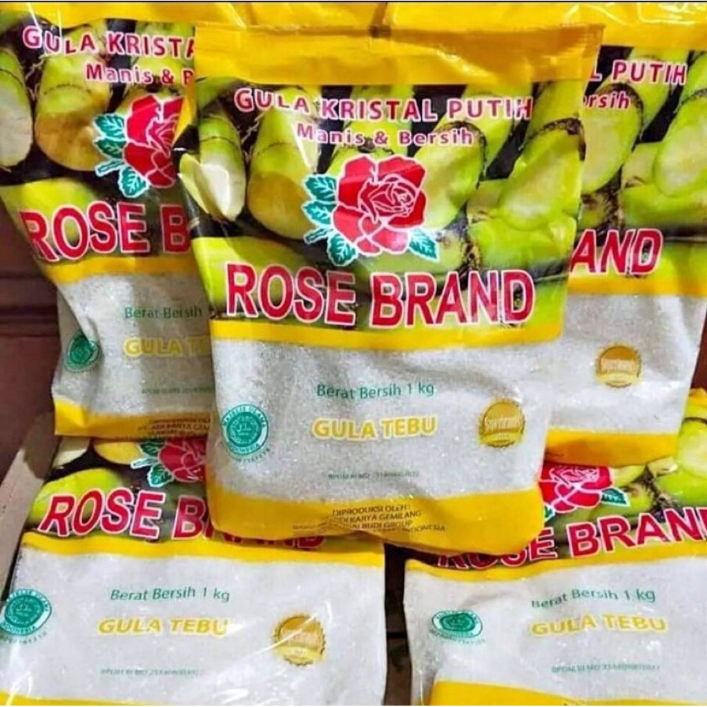 

Gula Rosebrand 1kg x 4 Pack / Gula Pasir Merk Rosebrand 1kg x 4pcs