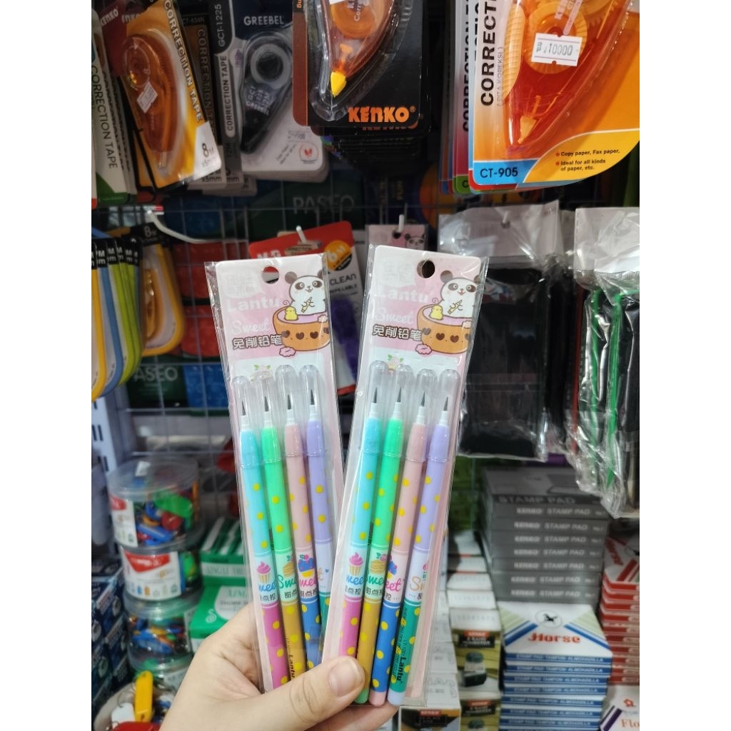

Pencil Cabut Lantu isi 4
