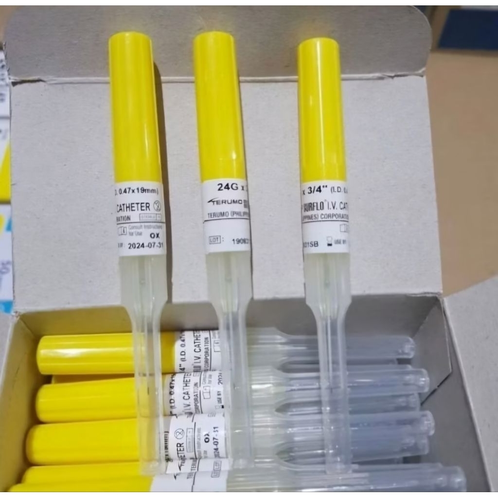 IV Catheter Terumo Surflo IV Kateter Jarum Infus 18G 20G 22G 24G