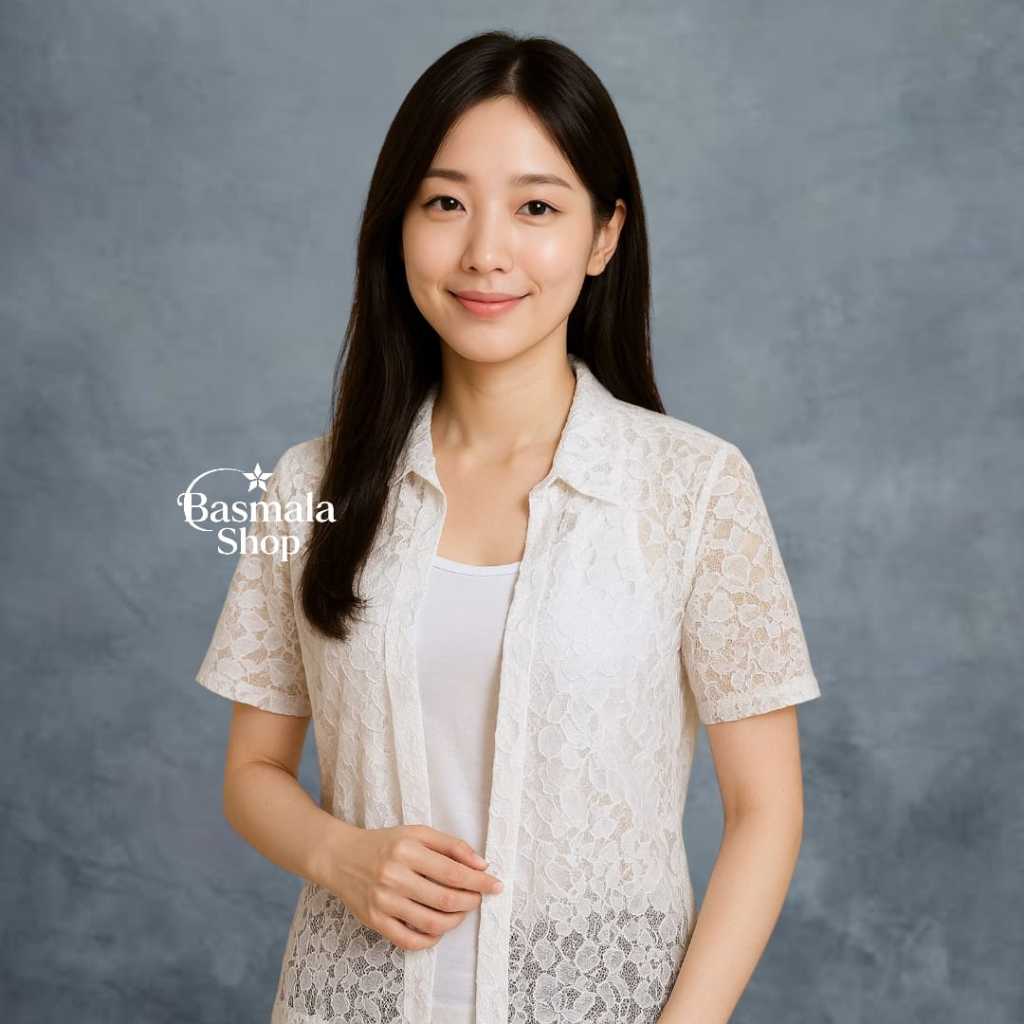 Kemeja Brokat Remaja Kekinian – Kerah Modis & Stylish 2025