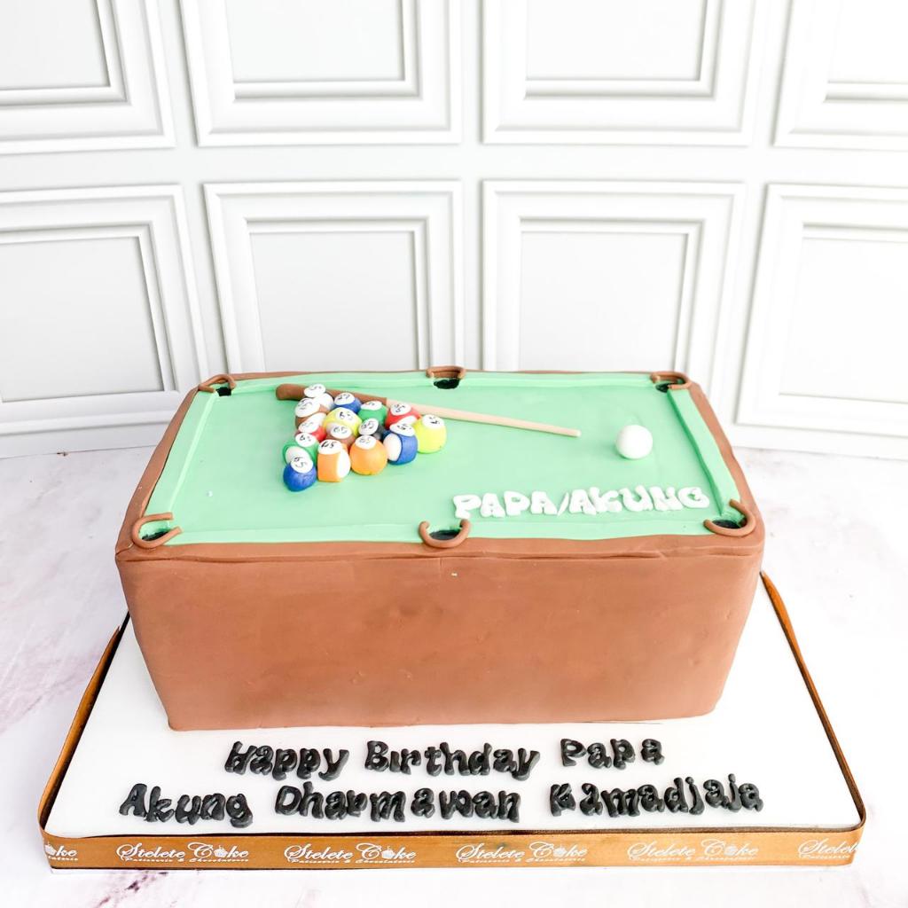 

Kue Ulang Tahun/Birthday Cake/Kue Ultah Tema Billiard/Kue Birthday Jakarta/Billiard Cake