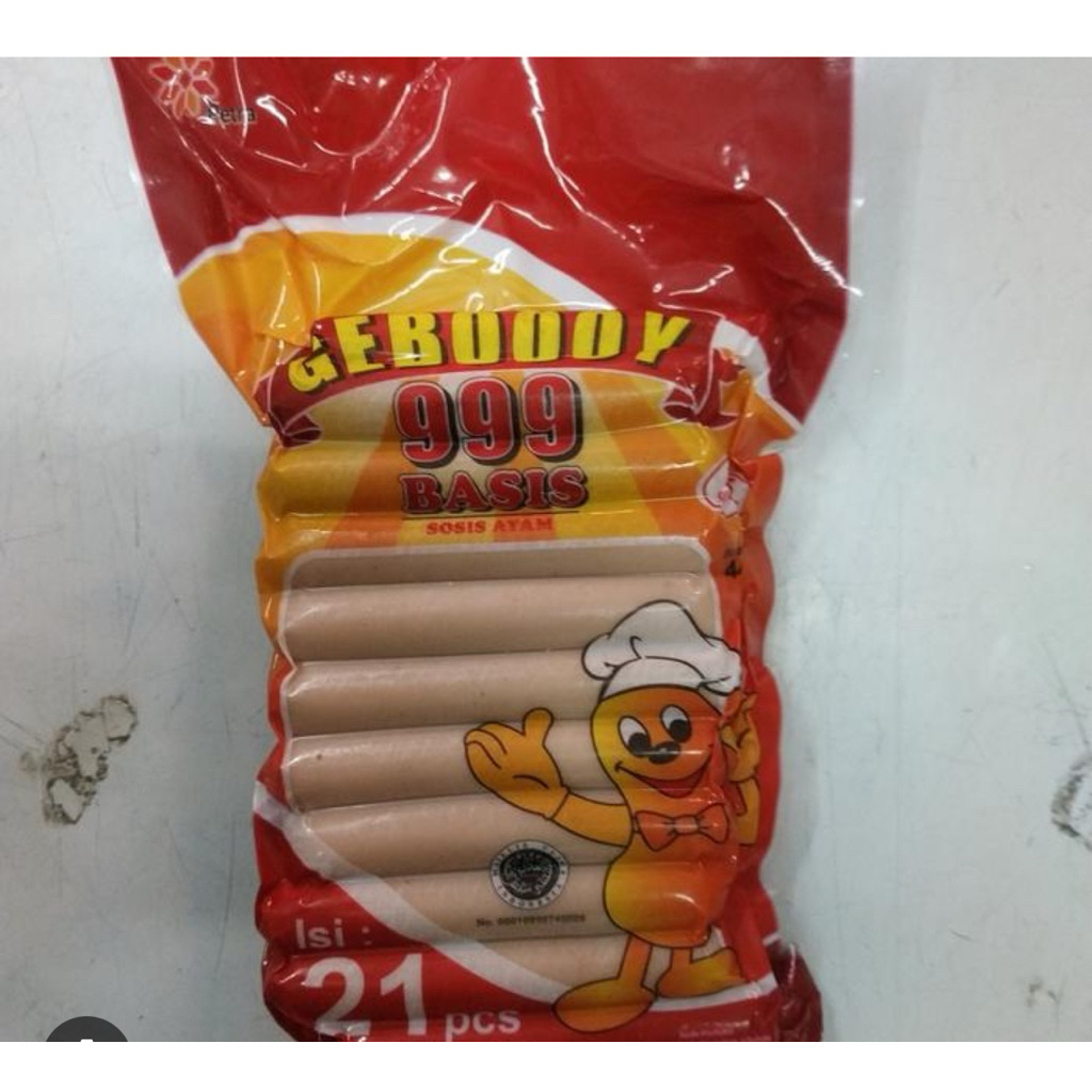 

Geboooy 999 basis sosis 420gr