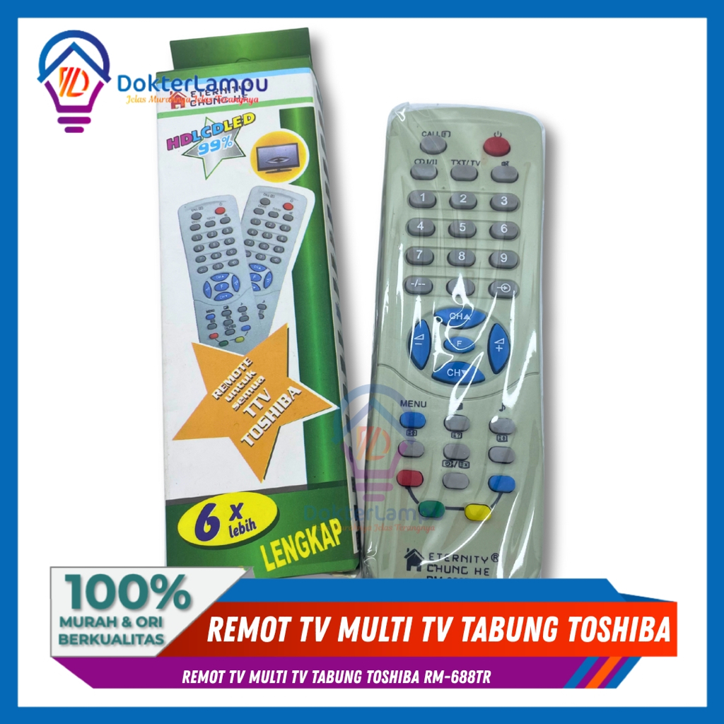 Remot TV Multi TV Tabung TOSHIBA