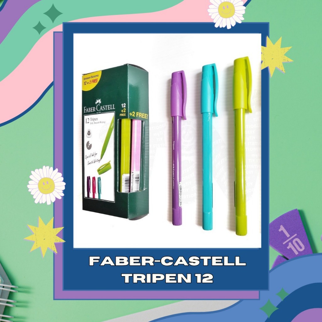

FABER-CASTELL Tripen 12 +2 Free