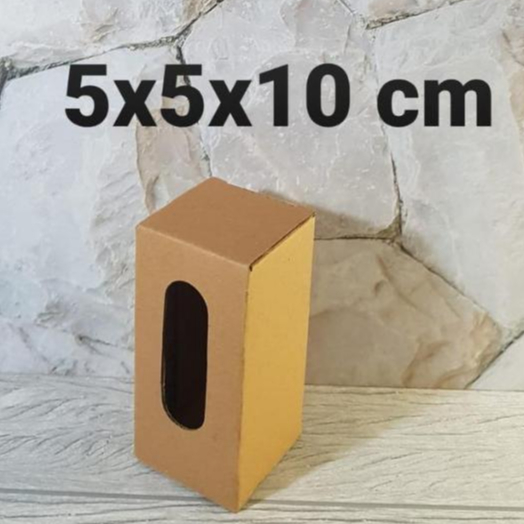 

Kardus Box Kotak Panjang Polos Coklat Isi 1Pcs Ukuran 5 x 5 x 10 Cm Kotak Dus Botol Bahan Karton