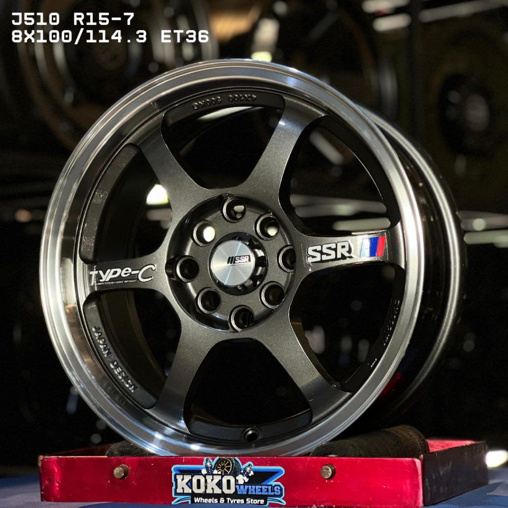 Velg pelak mobil JF LUXURY J510 R15 untuk mobil Brio, Calya, Jazz Avanza old dll