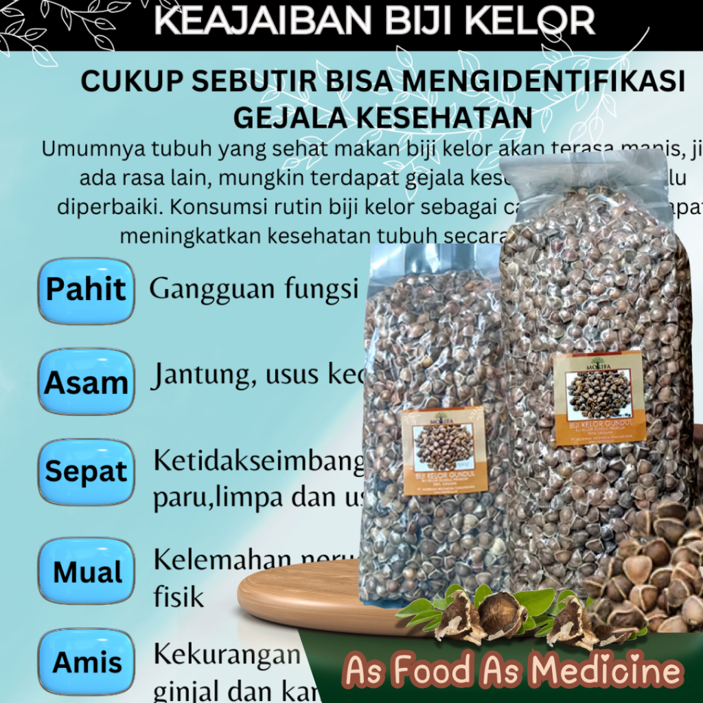 

MORIFA Biji Kelor Gundul Moringa Obat Herbal Alami Organik