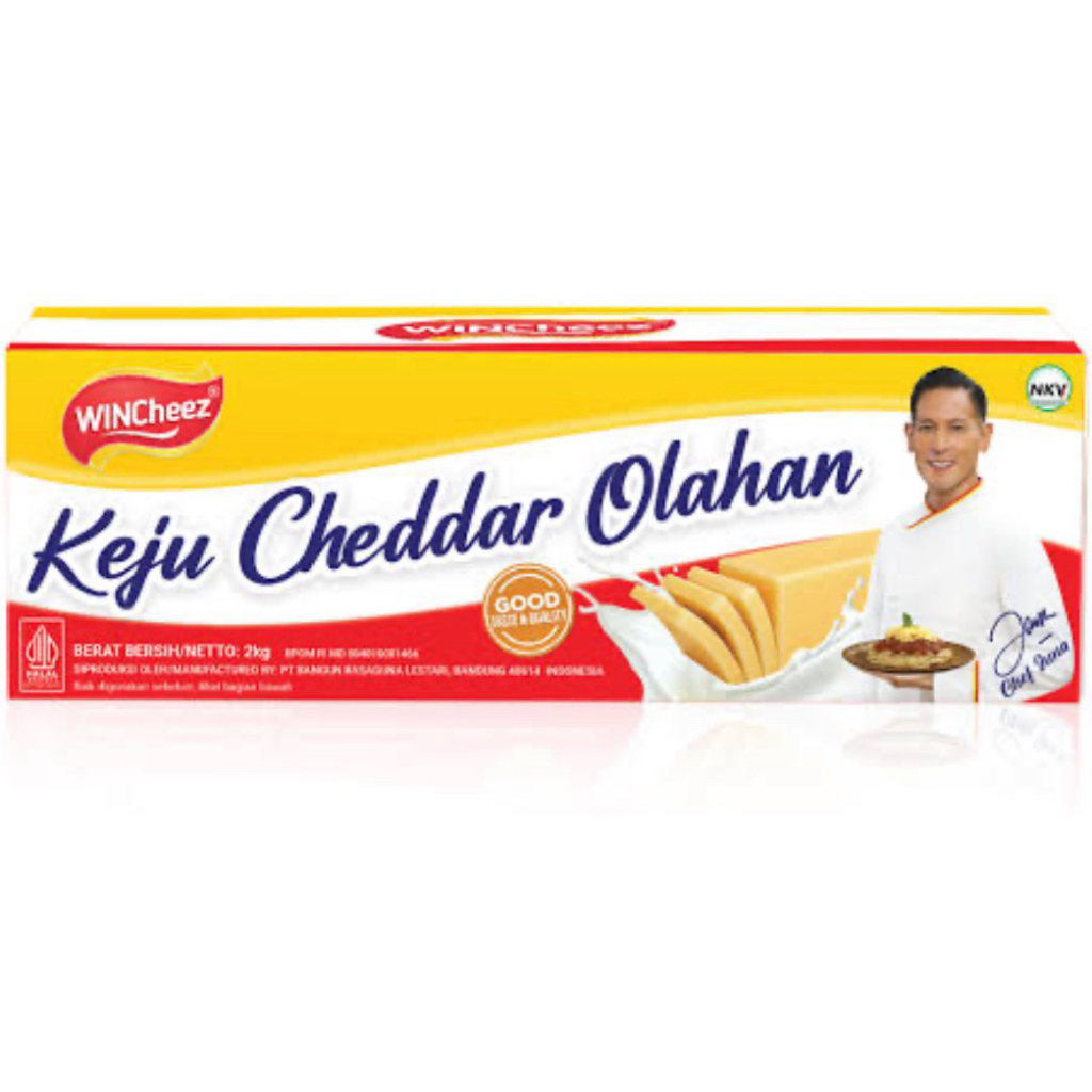 

Keju WIncheez Cheddar 2kg/CHEDDAR CHEESE BLOK WINCHEEZ