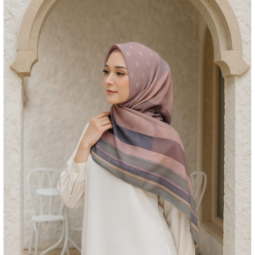 PROMO / ATLA / JILBAB VOAL PREMIUM / GROSIR HIJAB / HIJAB SEGI EMPAT / VOAL MOTIF PREMIUM / DENAY KW