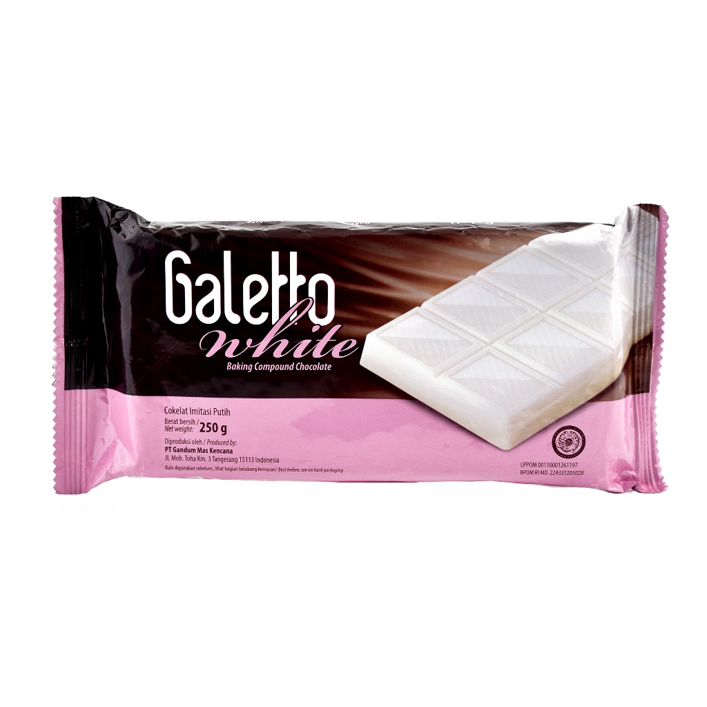

Galetto White Chocolate Compound 250gr - Coklat Putih