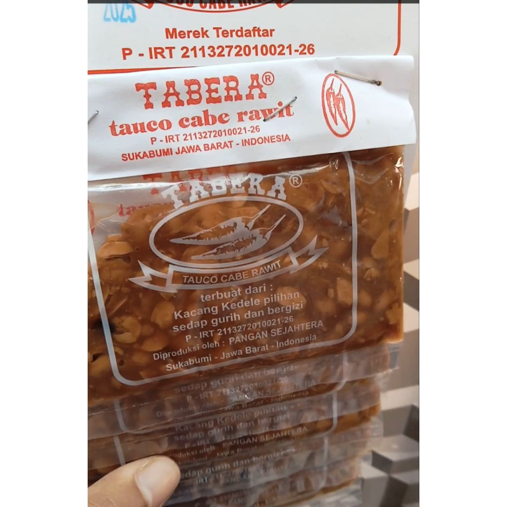 

Tauco TABERA Super Murah 1 Renteng isi 5 pcs