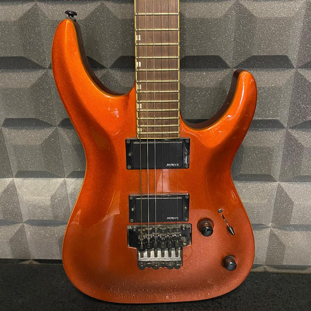GITAR LISTRIK EG ARTROCK RMF 300 FR ORIGINAL WARNA ORANGE / GITAR ELEKTRIK PROFESSIONAL / Gitar List