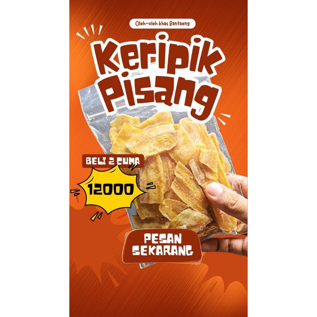 

Kripik Pisang "Rasa Asin Gurih" khas Bantaeng