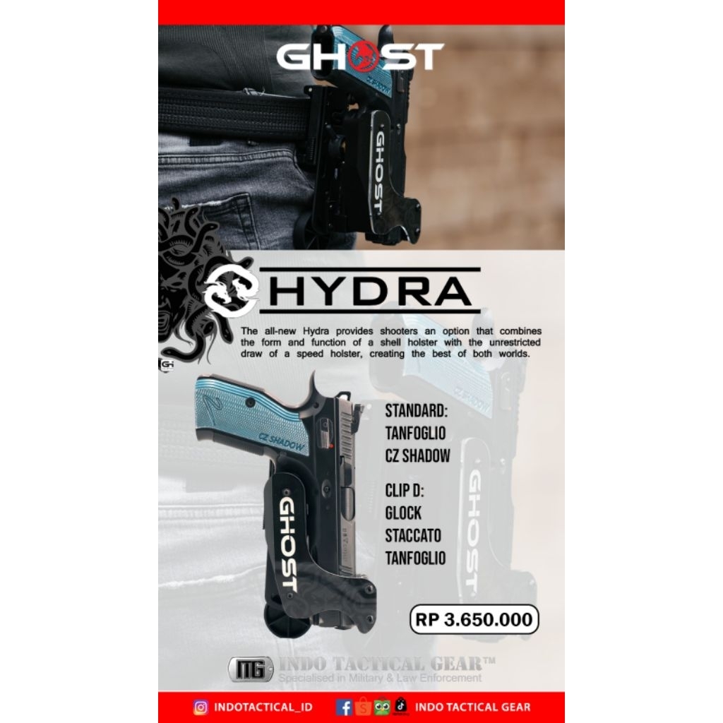 Ghost Hydra Holster For IPSC