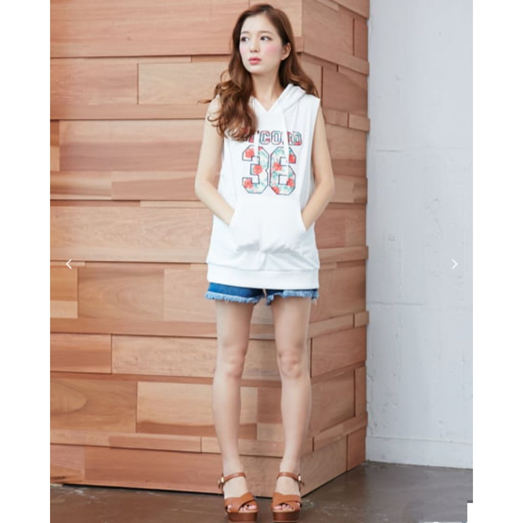 Vest Hoodie wanita Ingni