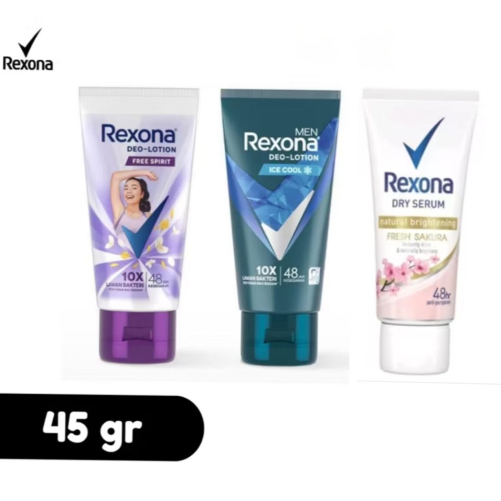 REXONA DEO DRY SERUM DEODORANT LOTION FREE SPIRIT MEN ICE COOL