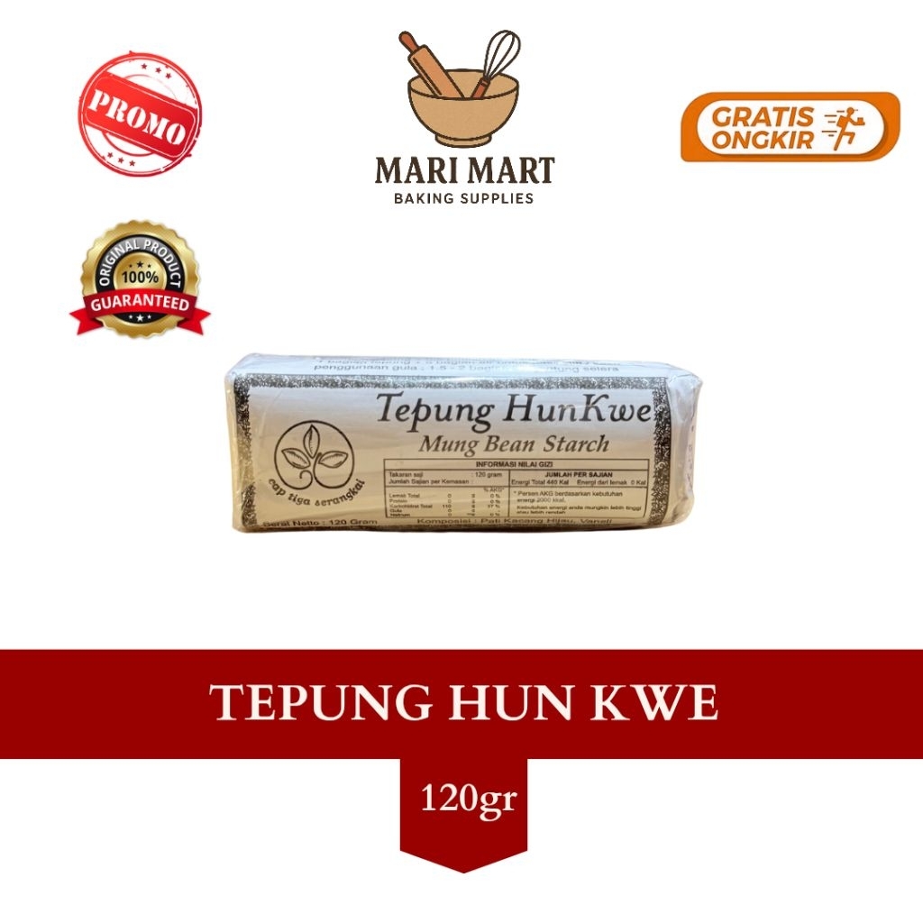 

Tepung Hun Kwe / Pati Kacang Hijau Cap Tiga Serangkai 120gr