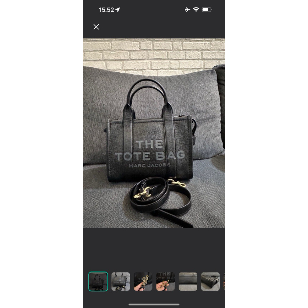 MARC JACOBS TOTE BAG LEATHER ORIGINAL
