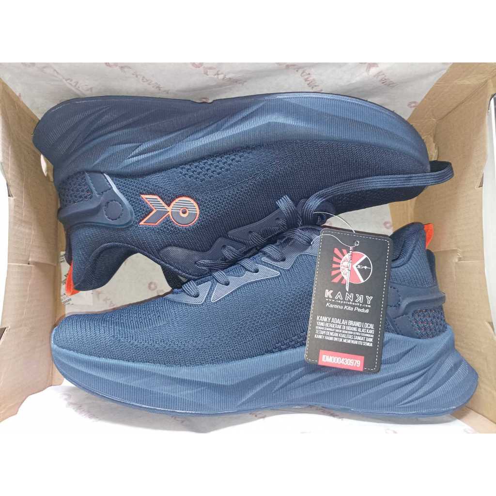 Sepatu Kanky Hiro Nobunaga V2 size 43 Navy