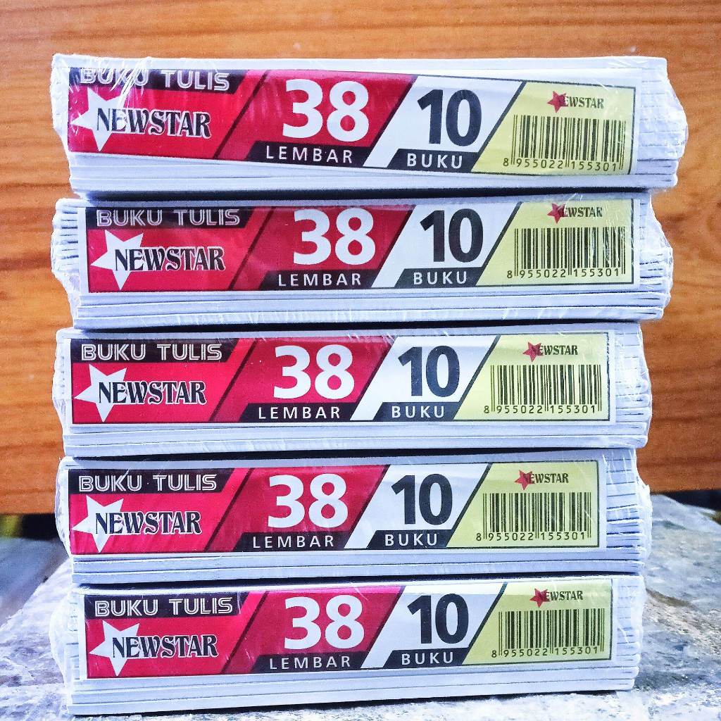 

(MGS) BUKU GARIS 3 NEW STAR ISI 10 BUKU / New Produk Buku Tulis New Star 38 Lembar 10 Buku murah