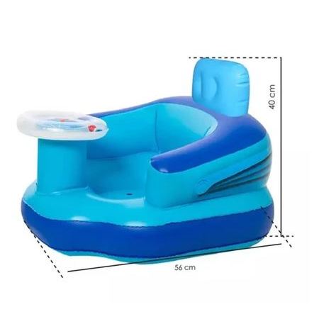 PRELOVED - Tempat Duduk Bayi Kursi Bayi Belajar Duduk Kursi Pompa Bayi Belajar Duduk Sofa Tiup Lipat