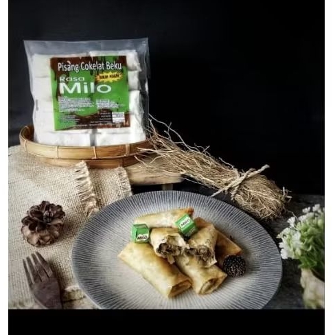 

Pisang Coklat Beku Piscok Lumer Cokelat Keju Isi 10 Pcs