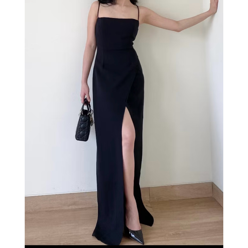 Annecy Dress Black RENTAL