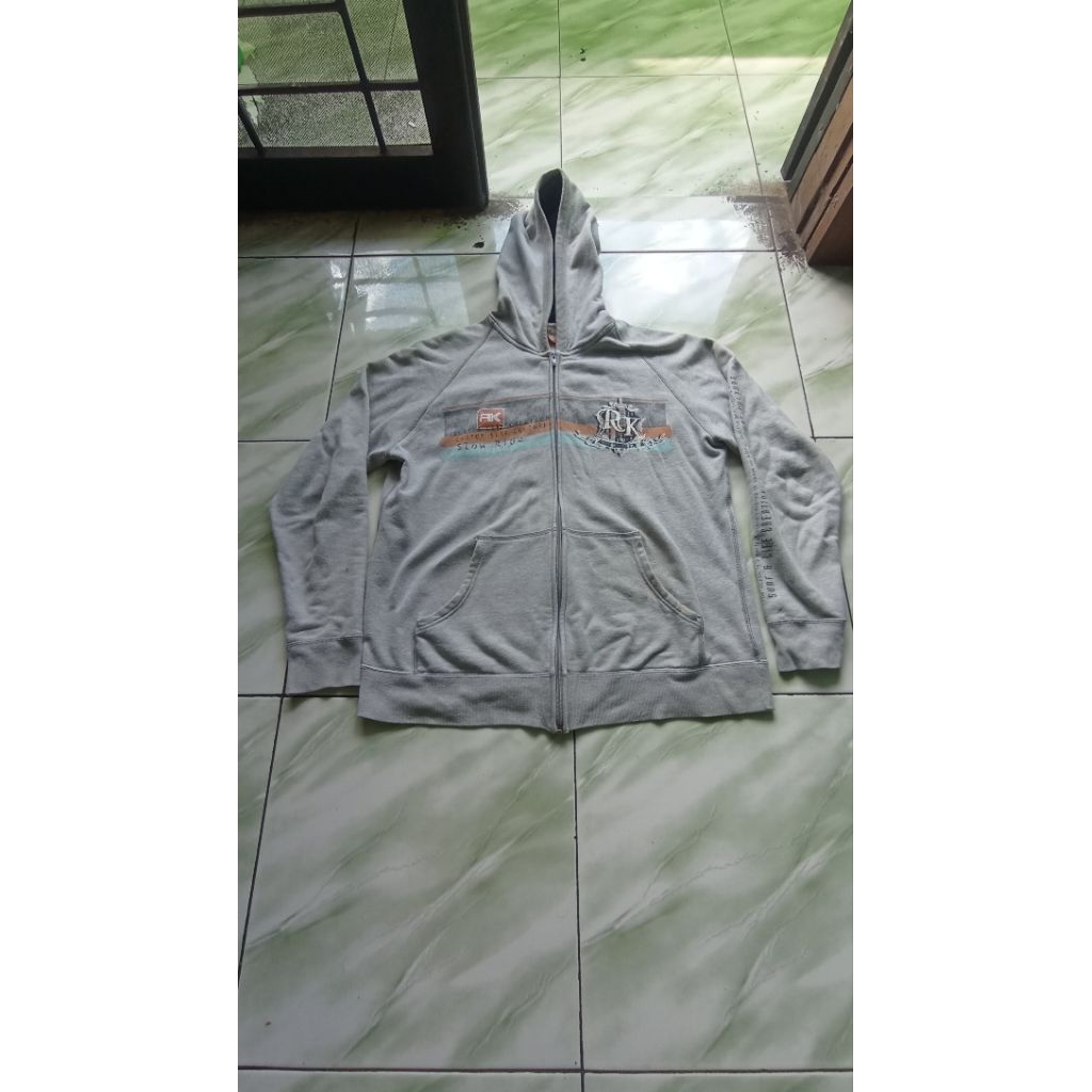 Jacket Hoodie - Russ K Grey Slow Ride Surf