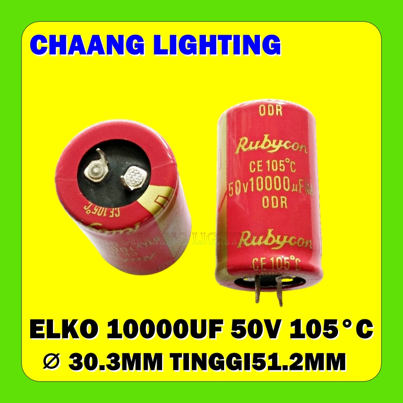 KAPASITOR ELKO 10.000UF 50V 105°C KAPASITOR 10000UF 50V CAPASITOR ELCO 10000UF 50VOLT CAPASITOR 1000