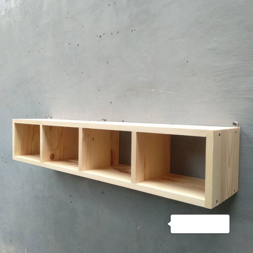 Rak dinding minimalis/rak dinding sekat persegi panjang serbaguna