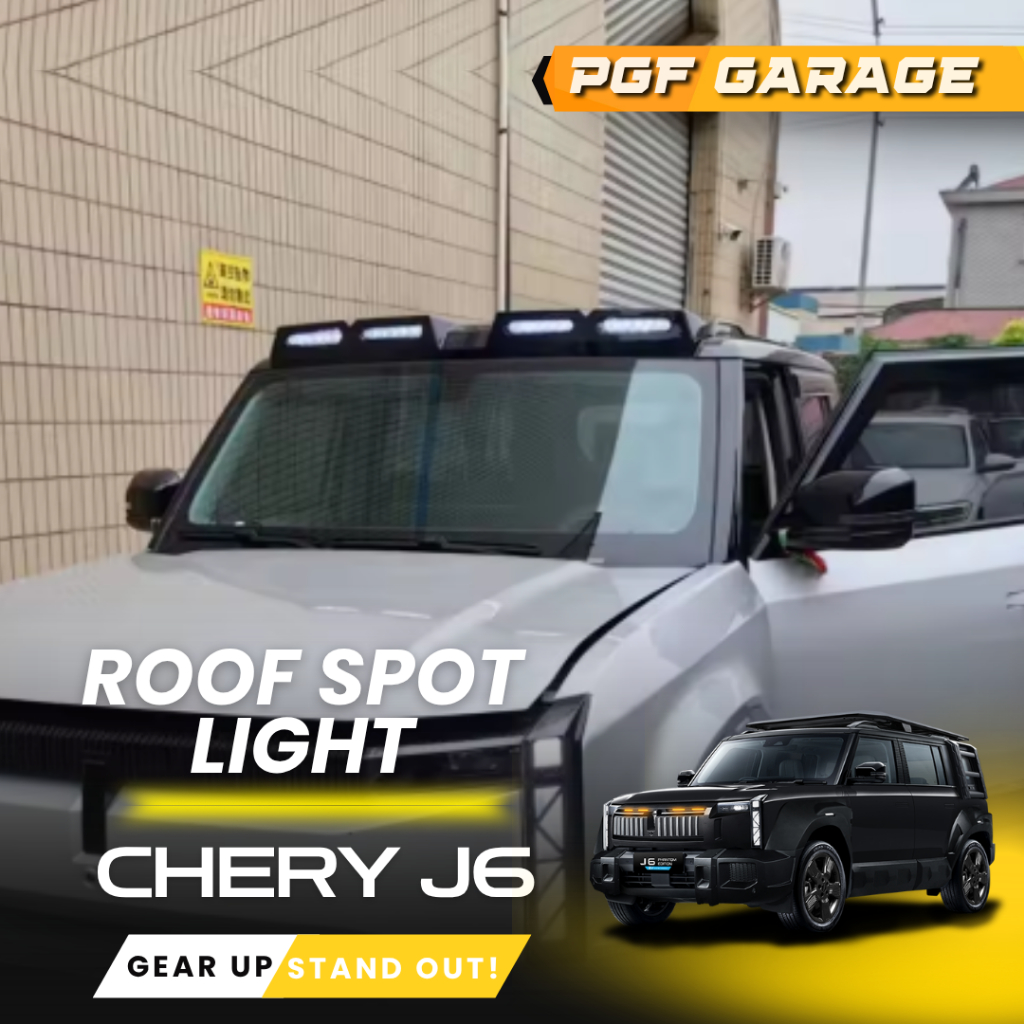 Chery J6 Roof Spot Light / Roof Spot Light Chery J6 / AKSESORIS CHERY J6 / AKSESORIS ICAR 3 / AKSESO