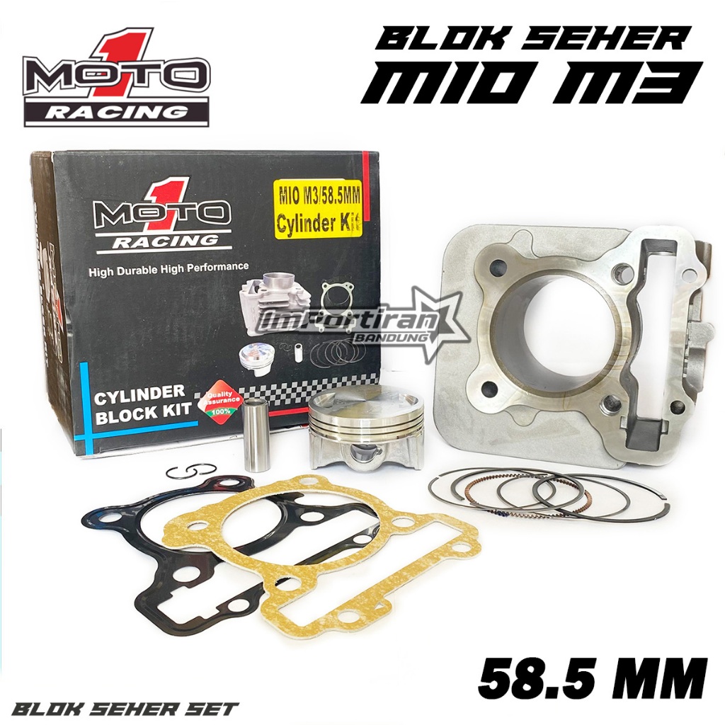 Blok Seher Set Boreup 150cc MIO M3 FINO 125 SOUL GT 125  58,5mm MOTO 1