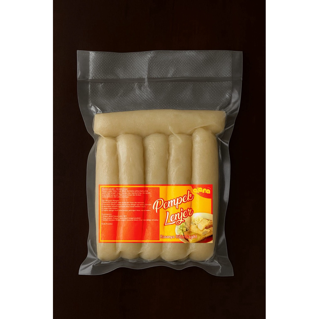

pempek lenjer ikan tenggiri asli (isi 5pcs) frozen homemade