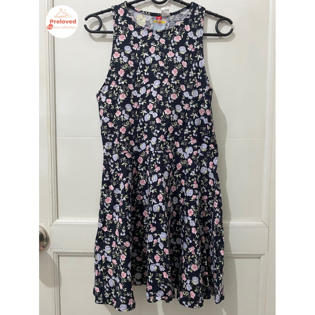 Dress Preloved - Dress Bunga Bunga