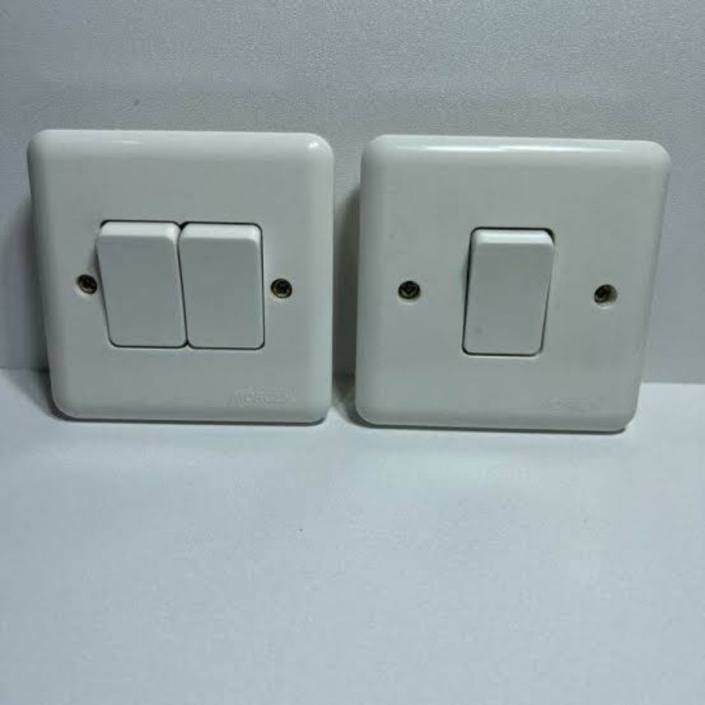 Saklar singgel lampu tanam Broco / Saklar Double lampu tanam Broco