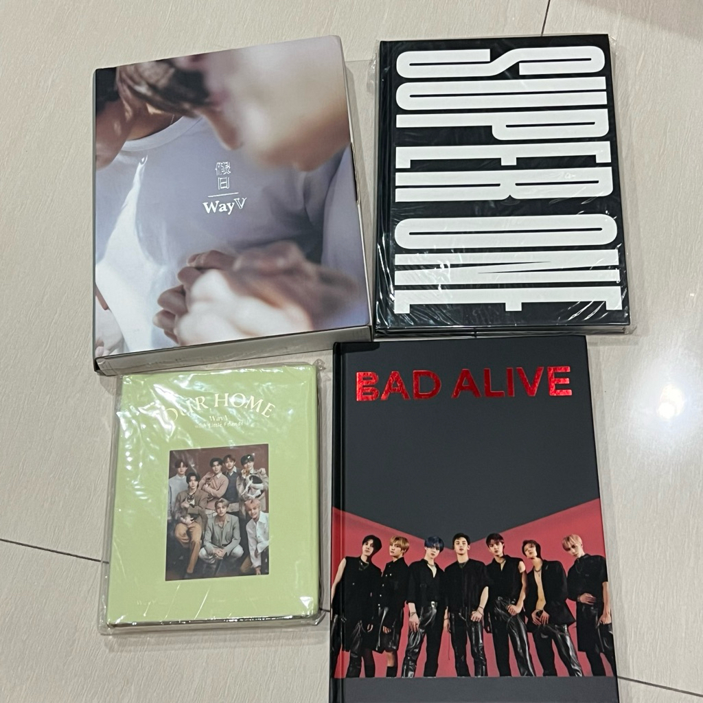 Concept Book WayV Photobook Holiday Our Home Bad Alive SuperM Super One Magazine Magz L’officiel