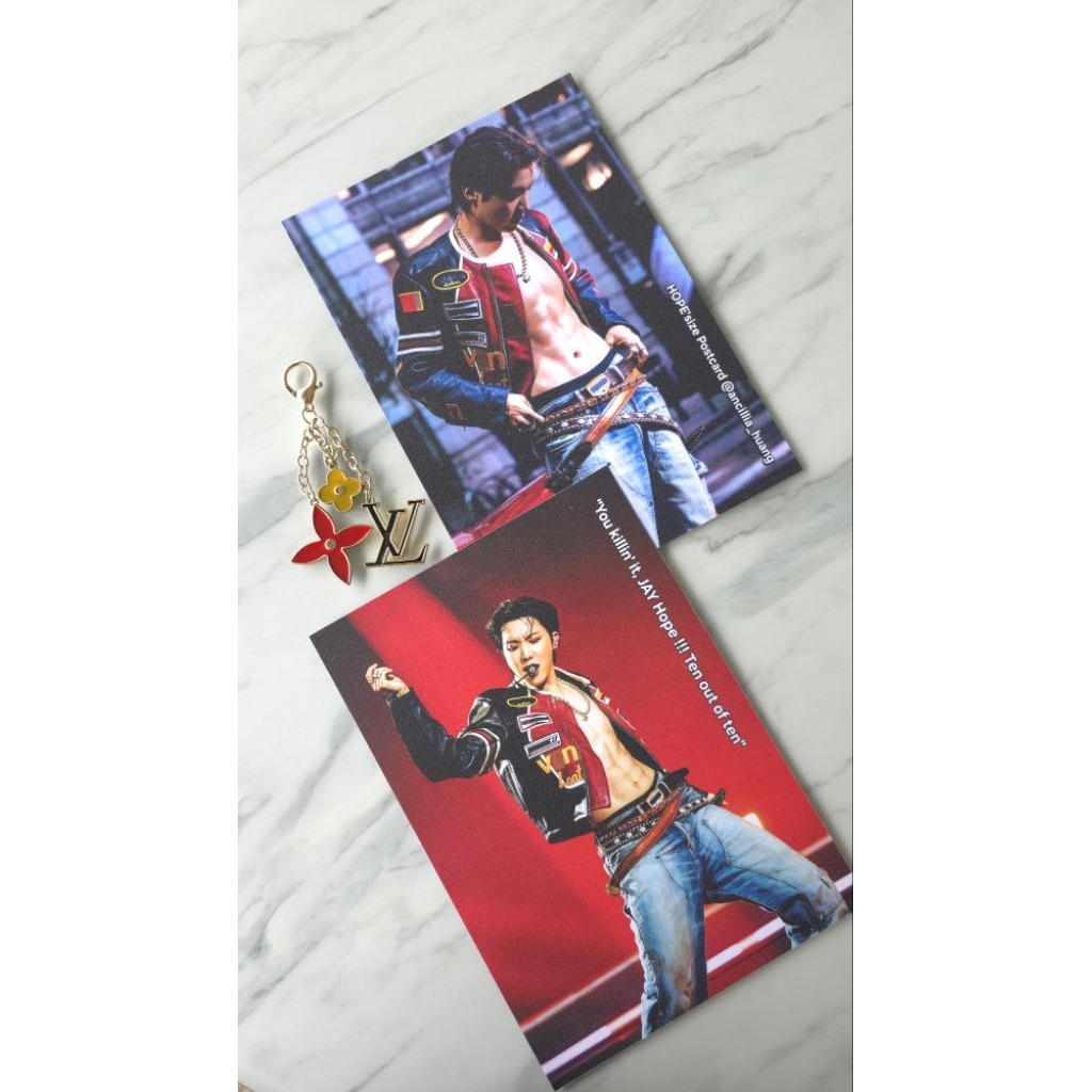 

HOPE'size Glittery Postcard