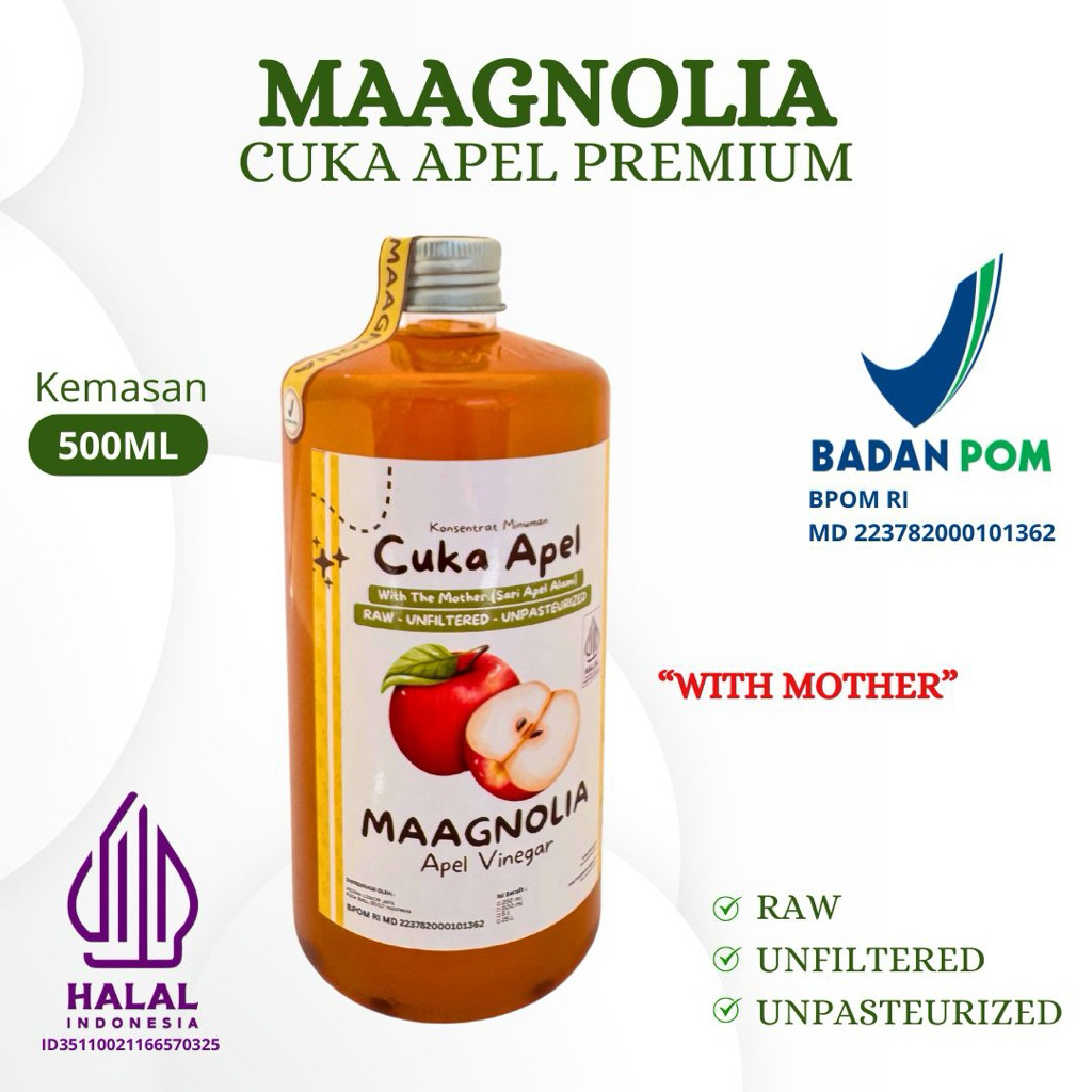 

Cuka apel Maagnolia 500+250ml