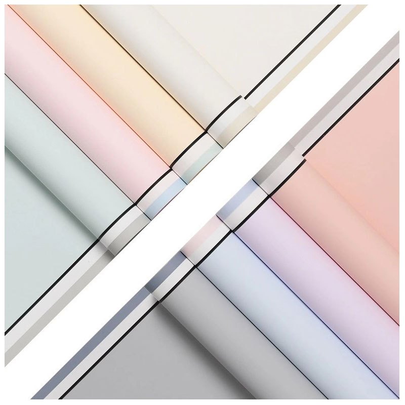 

Kertas Buket Double Frame Border Line Cellophane Flower Wrapping Ecer COD KB6102