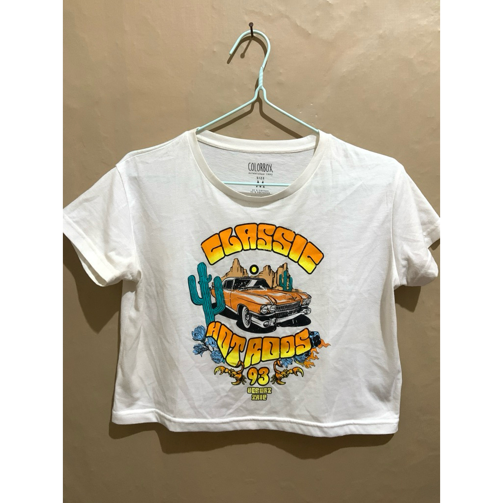 preloved kaos crop colorbox